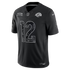 Puka Nacua Los Angeles Rams Soccer Intl 2026 Salute to Service Stitched Limited Jersey - Black