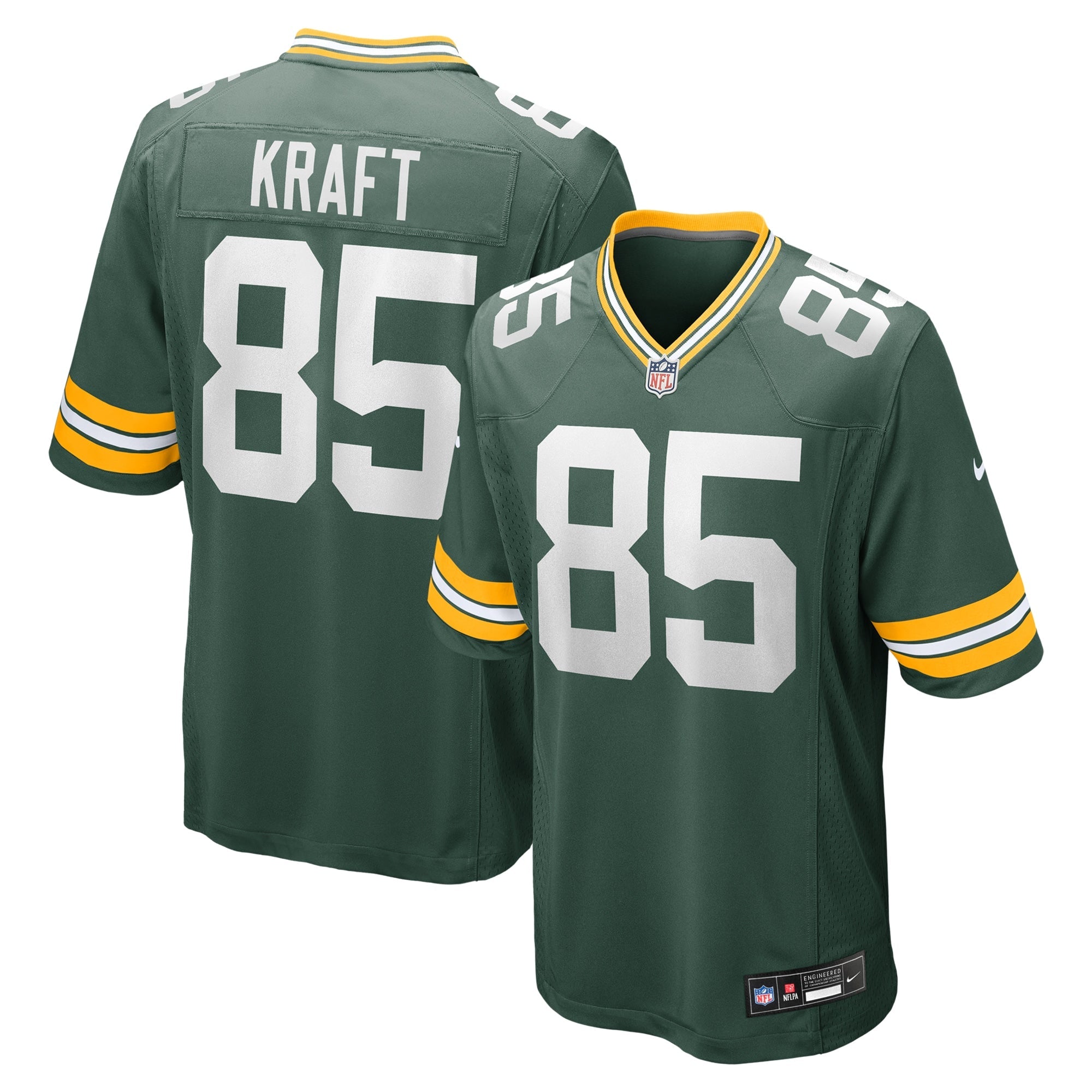 Soccer Intl Tucker Kraft Green Bay Packers Alternate Game Jersey Navy