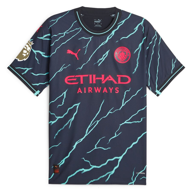 Julián Álvarez Manchester City  2023/24 Third Player Jersey - Navy