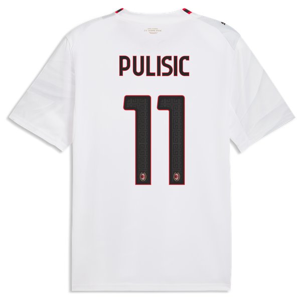 Christian Pulisic AC Milan Soccer Intl 2026/27 Away Replica Jersey - White