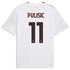 Christian Pulisic AC Milan Soccer Intl 2026/27 Away Replica Jersey - White