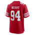 Romello Height San Francisco 49ers Soccer Intl Team Game Jersey - Scarlet