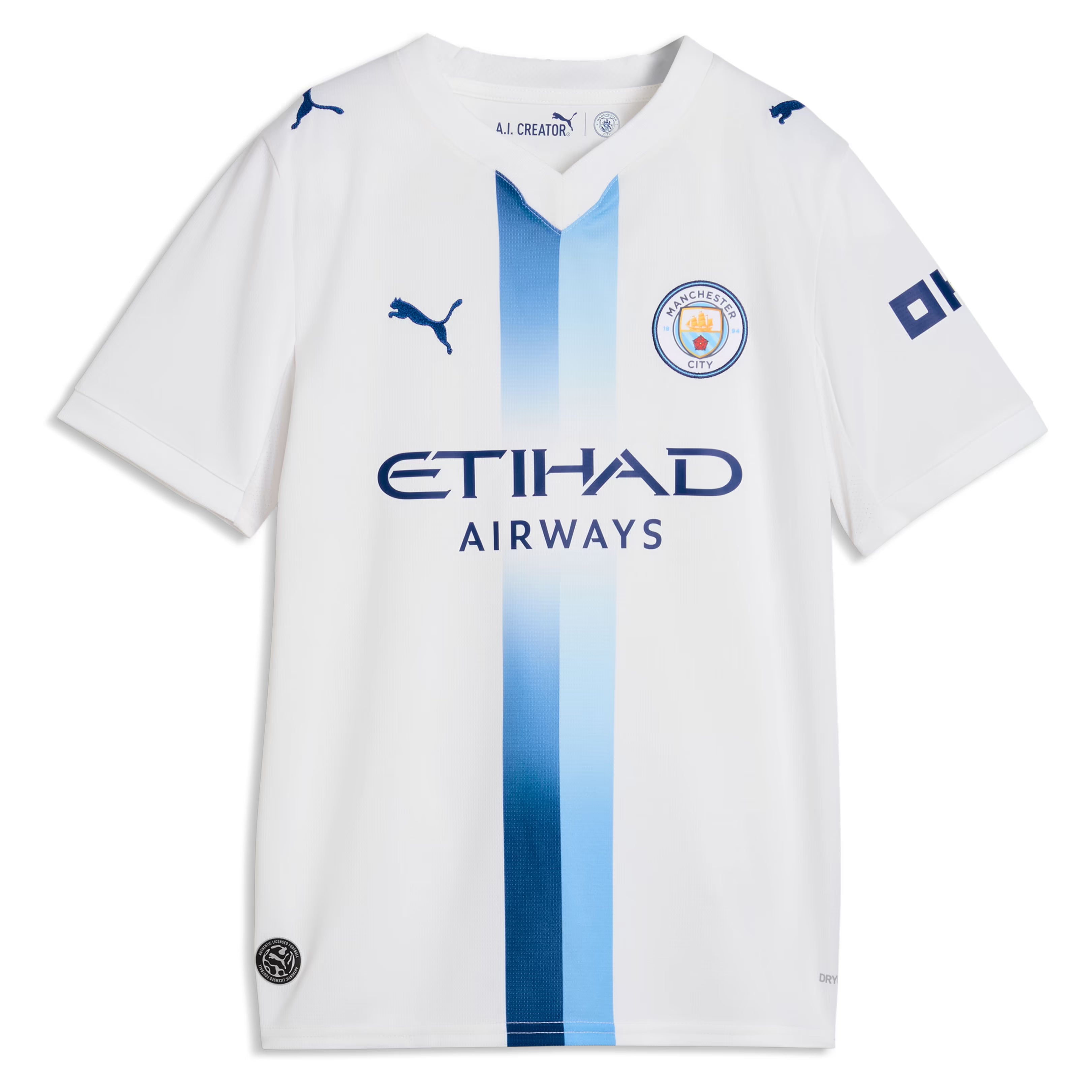 Manchester City Soccer Intl Youth 2026/27 Third Replica Custom Jersey - White