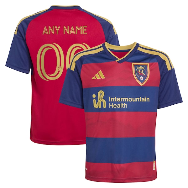 Adidas Real Salt Lake Youth 2026 The Switchback Replica Custom Jersey Red