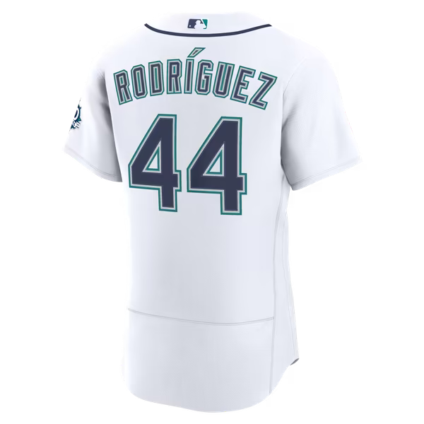 Julio Rodriguez Seattle Mariners Soccer Intl Home 50th Season Authentic Jersey - White