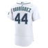 Julio Rodriguez Seattle Mariners Soccer Intl Home 50th Season Authentic Jersey - White