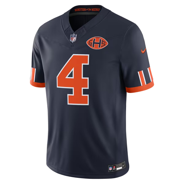 D'Andre Swift Chicago Bears Soccer Intl 2026 Rivalries Collection Game Jersey - Navy
