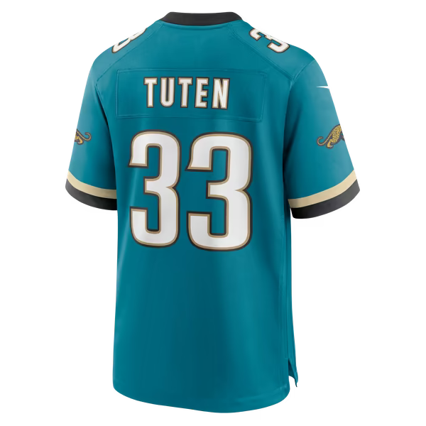 Bhayshul Tuten Jacksonville Jaguars Soccer Intl Alternate 2 Game Jersey - Teal