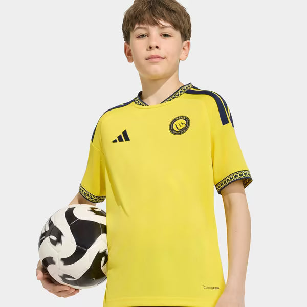 Cristiano Ronaldo Al-Nassr FC Soccer Intl Youth 2026/27 Home Replica Jersey - Yellow