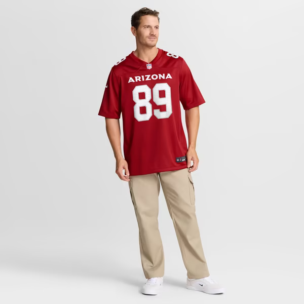 Hunter Long Arizona Cardinals Soccer Intl Team Game Jersey - Cardinal