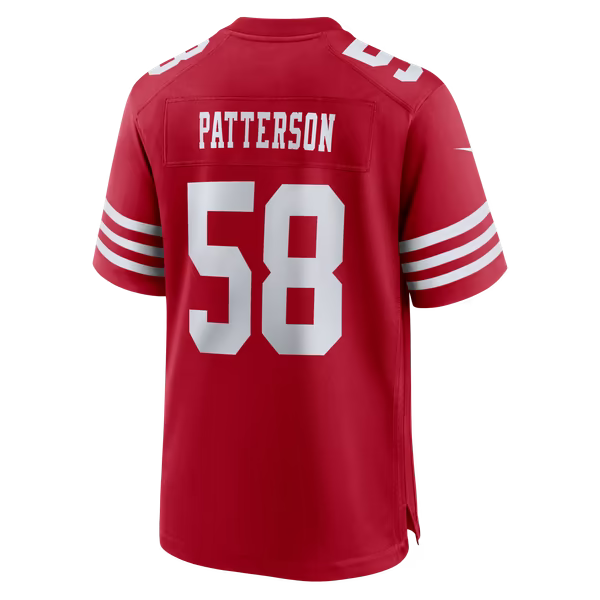 Jarrett Patterson San Francisco 49ers Soccer Intl Team Game Jersey - Scarlet
