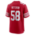Jarrett Patterson San Francisco 49ers Soccer Intl Team Game Jersey - Scarlet