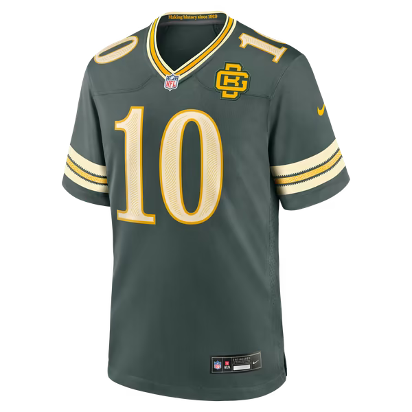 Soccer Intl Love Green Bay Packers Soccer Intl 2026 Rivalries Collection Game Jersey - Green