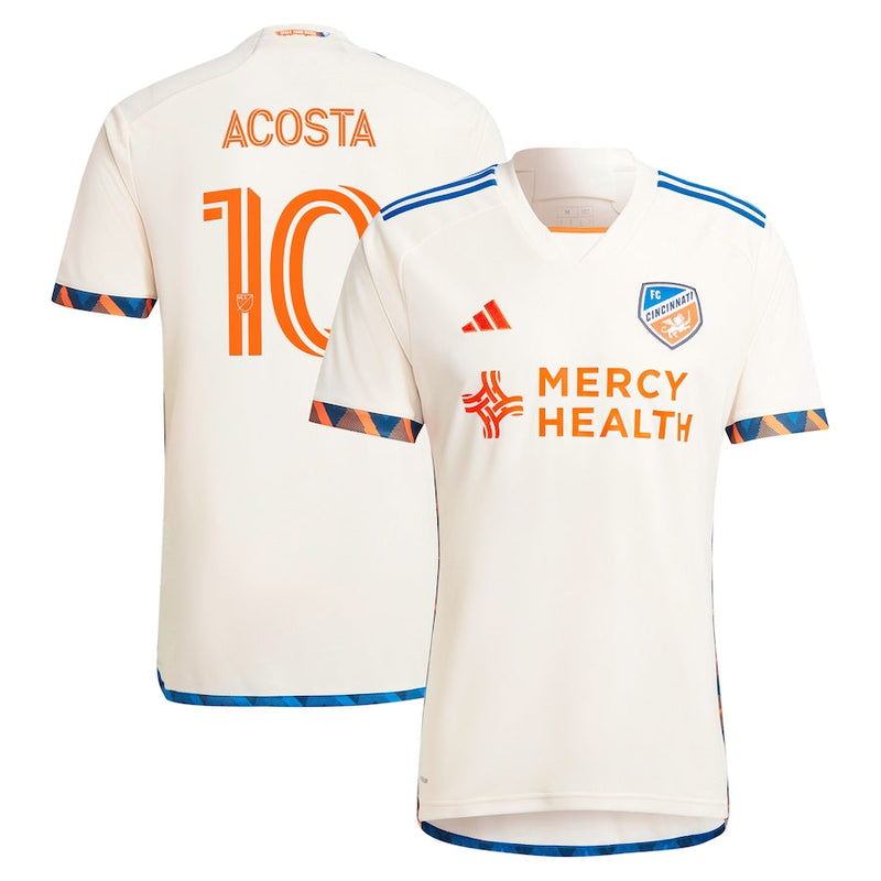 Luciano Acosta FC Cincinnati  2024 The Canvas Kit  Player Jersey - White