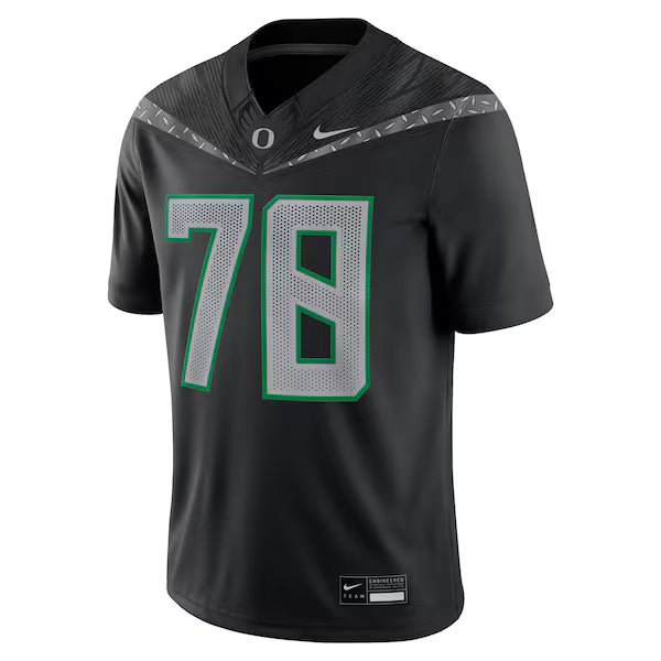 Gernorris Wilson Oregon Ducks Soccer Intl Home Game Jersey - Black