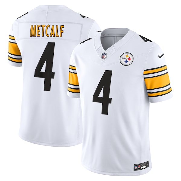 DK Metcalf Pittsburgh Steelers Soccer Intl Vapor F.U.S.E. Stitched Limited Jersey - White