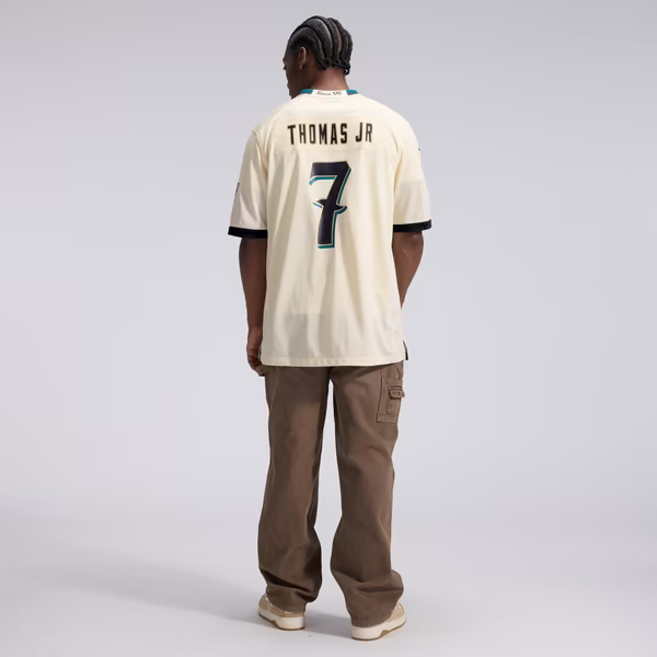 Brian Thomas Jr. Jacksonville Jaguars Soccer Intl 2026 Rivalries Collection Game Jersey - Natural