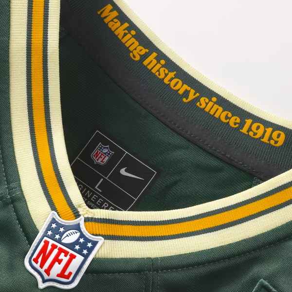 Josh Jacobs Green Bay Packers Soccer Intl 2026 Rivalries Collection Game Jersey - Green