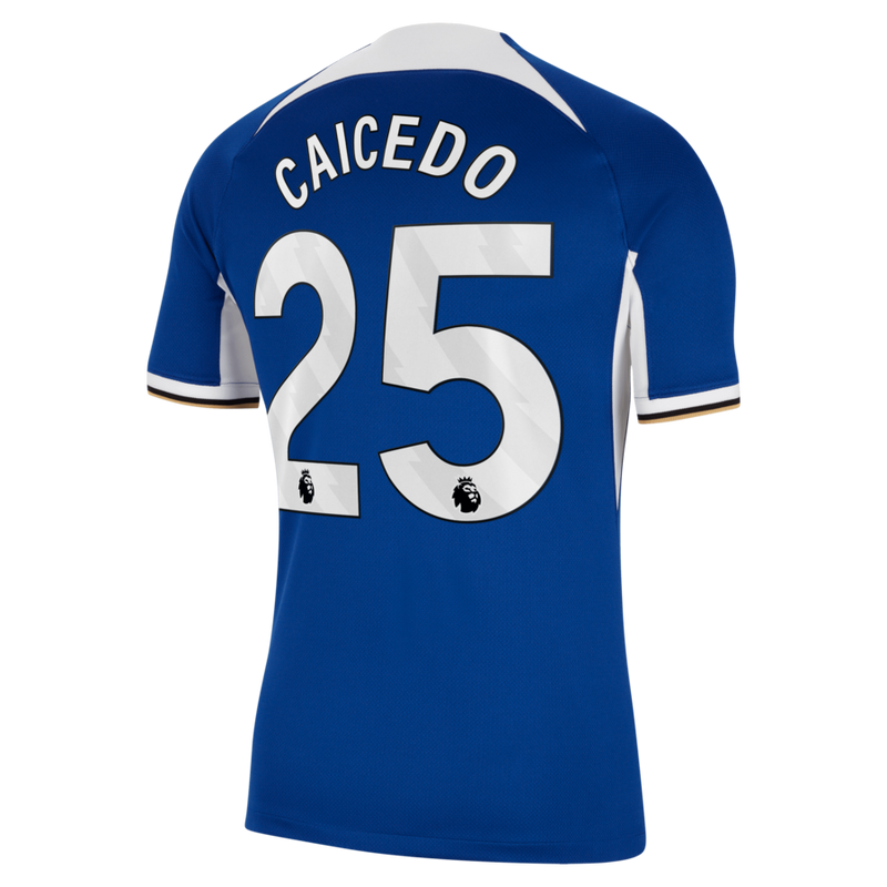 Moisés Caicedo Chelsea  2023/24 Away Stadium  Player Jersey - Navy