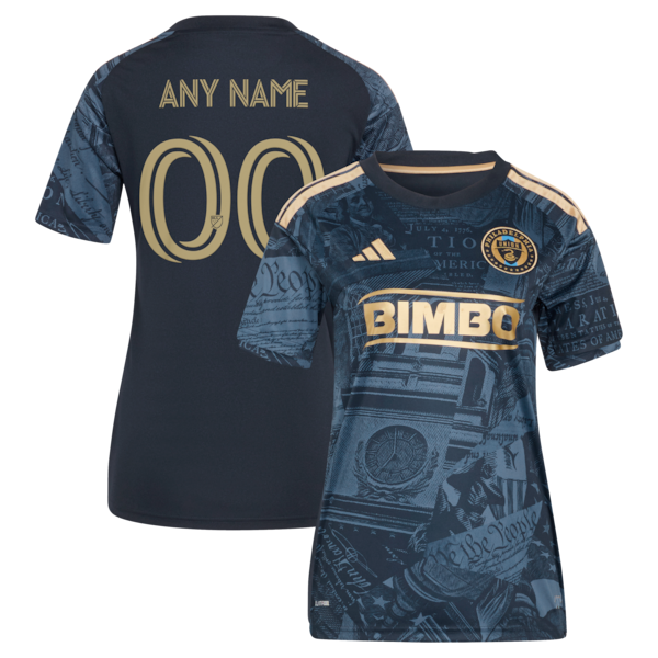 Adidas Philadelphia Union Women's 2026 1776 Kit Replica Custom Jersey Navy