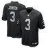 Taron Johnson Las Vegas Raiders Soccer Intl Team Game Jersey - Black