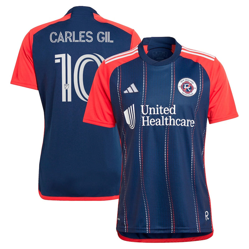 Carles Gil New England Revolution  2024 Boston Tea Party  Player Jersey – Navy