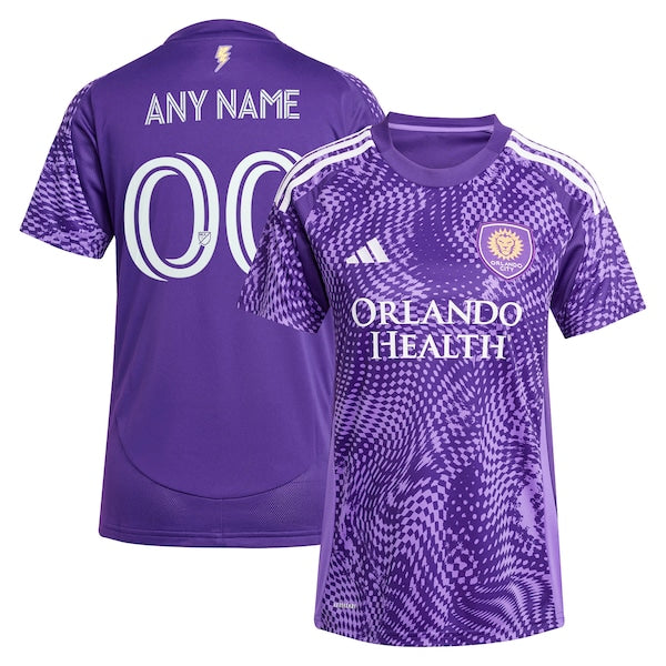 Soccer Intl Orlando City SC Women's 2025 Perfect Storm Replica Custom Jersey Purple