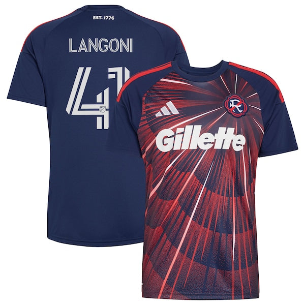 Soccer Intl Luca Langoni New England Revolution 2026 Independence Day Replica Jersey Blue