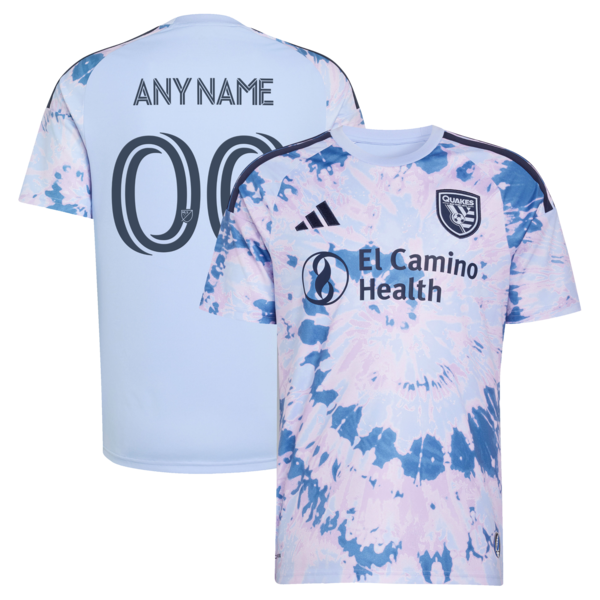 Adidas San Jose Earthquakes 2026 The Dead Kit Replica Custom Jersey Light Blue