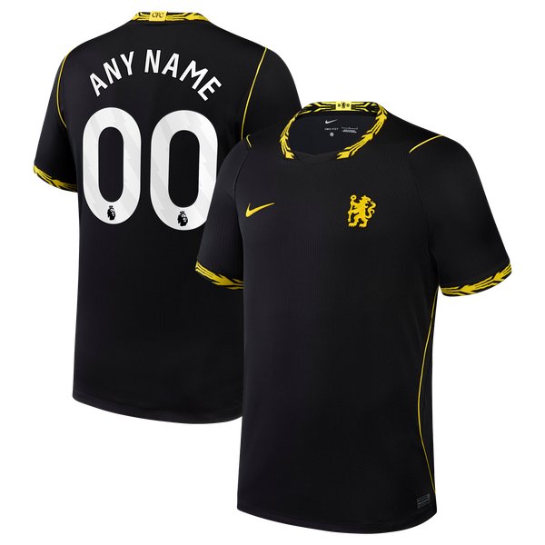 Chelsea Soccer Intl 2026/27 Away Stadium Replica Custom Jersey - Black