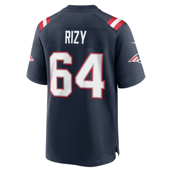 Jacob Rizy New England Patriots Soccer Intl Team Game Jersey - Navy