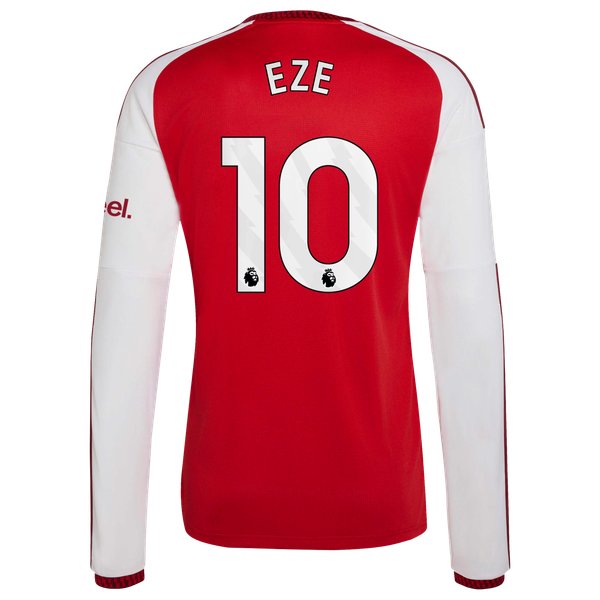 Eberechi Eze Arsenal Soccer Intl 2026/27 Home Replica Long Sleeve Jersey - Red