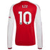 Eberechi Eze Arsenal Soccer Intl 2026/27 Home Replica Long Sleeve Jersey - Red