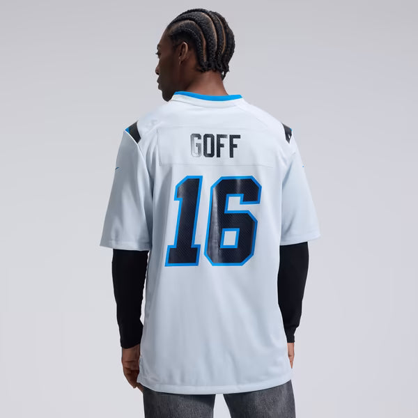 Jared Goff Detroit Lions Soccer Intl 2026 Rivalries Collection Game Jersey - Silver
