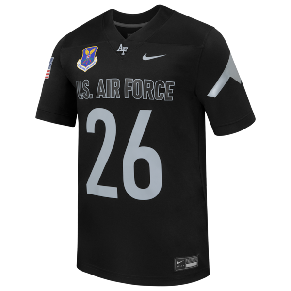 #26 Air Force Falcons Soccer Intl 2026 Rivalry Collection Replica Football Jersey - Black