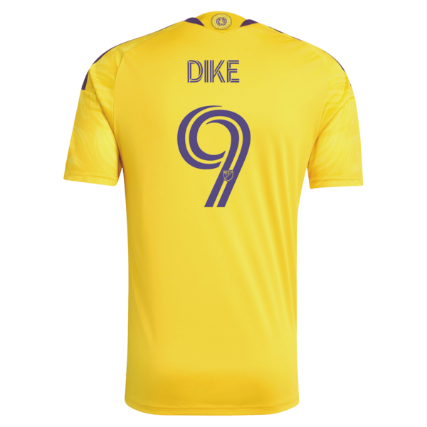 Daryl Dike Orlando City SC Soccer Intl 2026 Sunken Treasure Kit Secondary Replica Jersey - Yellow