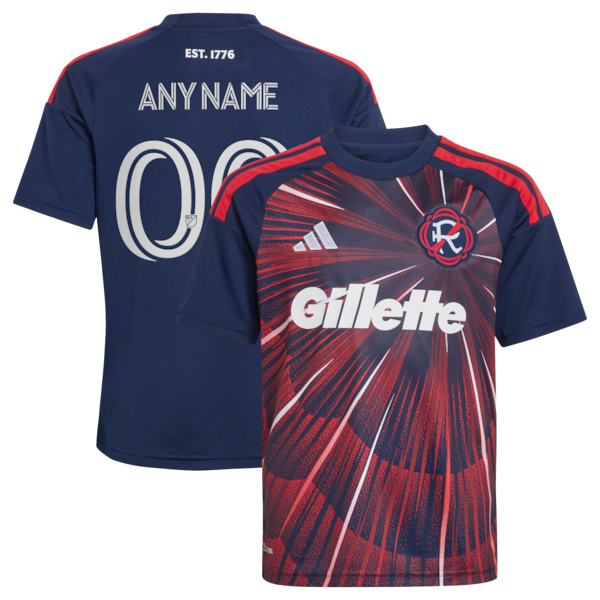 Adidas New England Revolution 2026 Independence Day Replica Custom Jersey Blue
