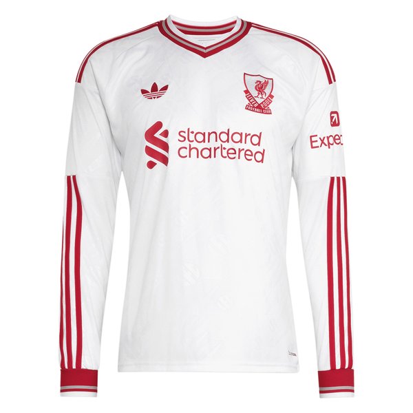 Liverpool Soccer Intl 2026/27 Away Replica Long Sleeve Jersey - White