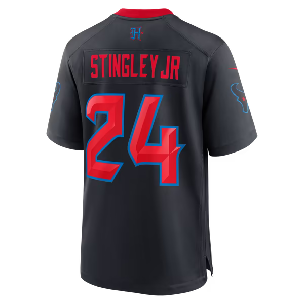Derek Stingley Jr. Houston Texans Soccer Intl Alternate 2 25th Season Game Jersey - Navy