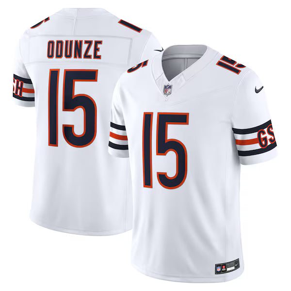 Rome Odunze Chicago Bears Soccer Intl Vapor F.U.S.E. Stitched Limited Jersey - White