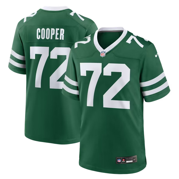 Anez Cooper New York Jets Soccer Intl Team Game Jersey - Legacy Green