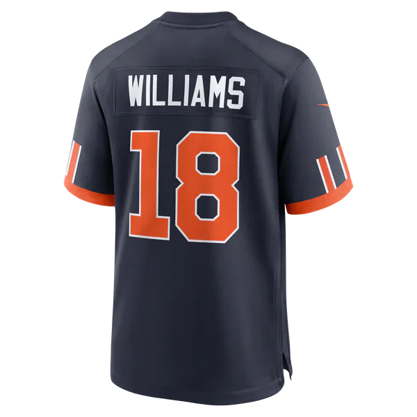 Caleb Williams Chicago Bears Soccer Intl 2026 Rivalries Collection Game Jersey - Navy