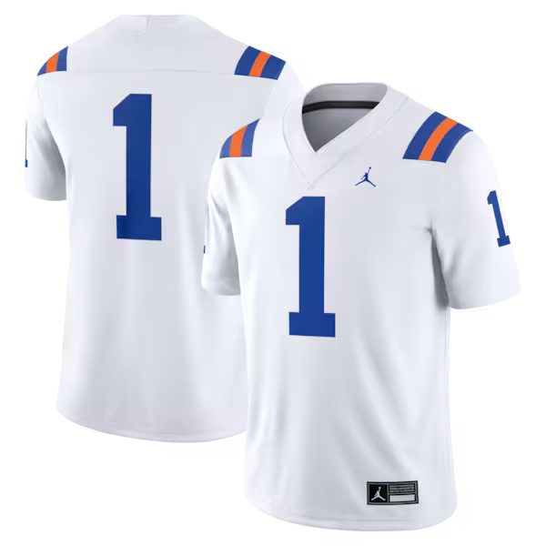 #1 Florida Gators Soccer Intl Brand Alternate Game Football Jersey - White