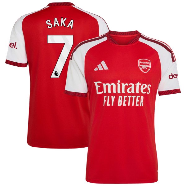 Bukayo Saka Arsenal Soccer Intl 2026/27 Home Replica Jersey - Red