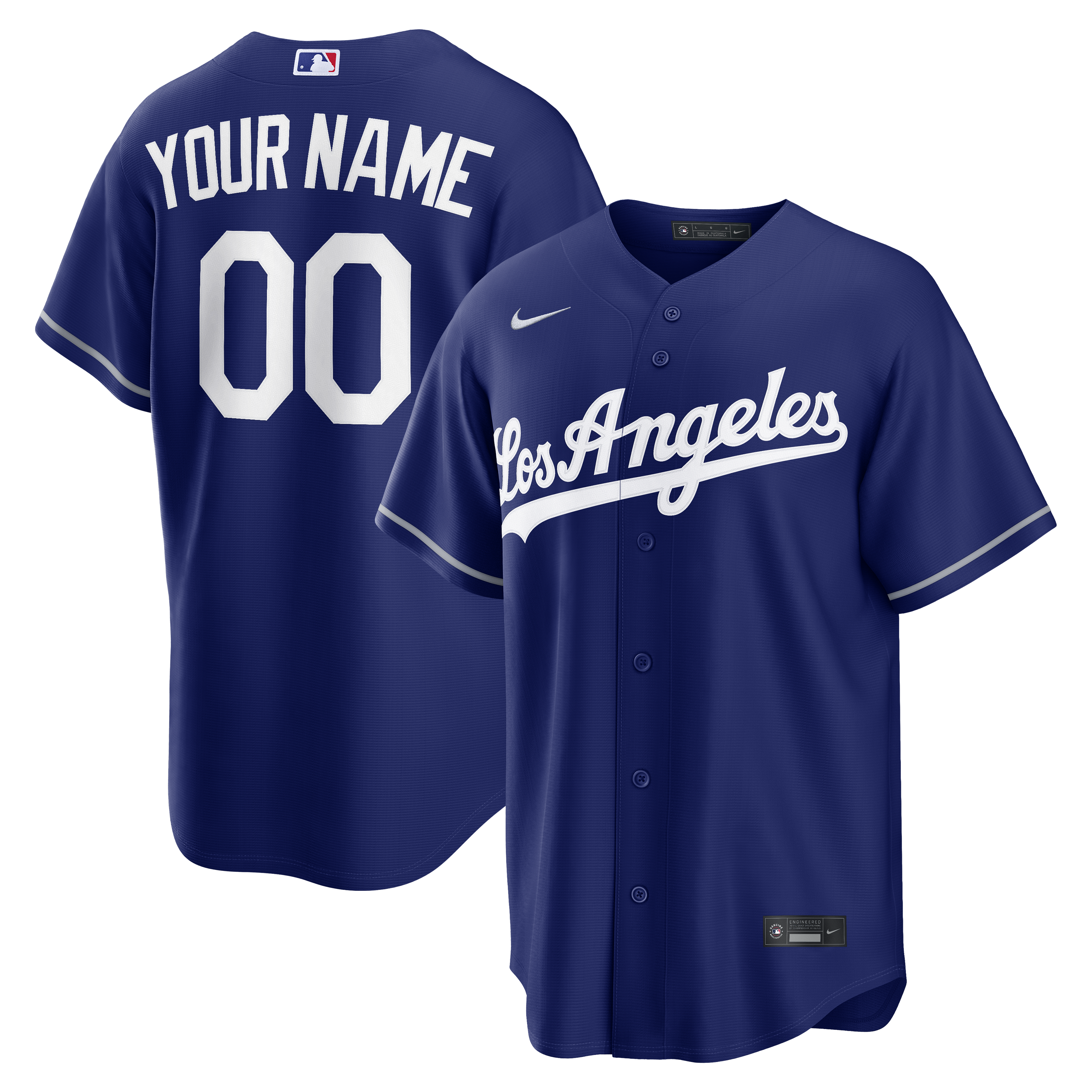 Soccer Intl Los Angeles Dodgers Home Replica Custom Jersey White