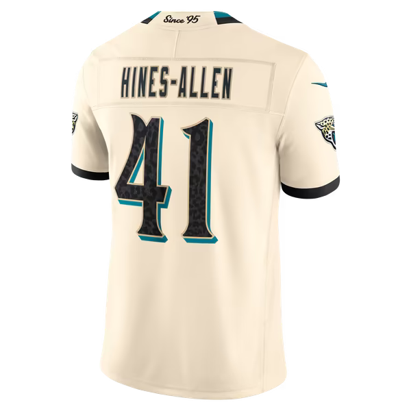 Josh Hines-Allen Jacksonville Jaguars Soccer Intl 2026 Rivalries Collection Stitched Limited Jersey - Natural