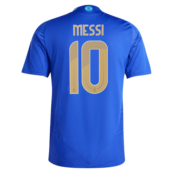 Men's Lionel Messi Blue Argentina National Team 2024 Away  Player Shirt
