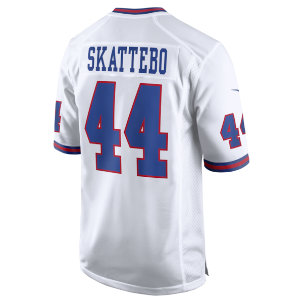 Cam Skattebo New York Giants Soccer Intl Alternate Vintage White Game Jersey - White