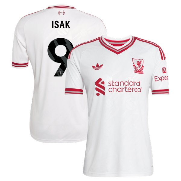 Alexander Isak Liverpool Soccer Intl 2026/27 Away Replica Jersey - White