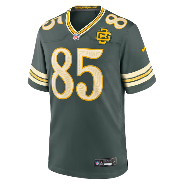 Tucker Kraft Green Bay Packers Soccer Intl 2026 Rivalries Collection Game Jersey - Green